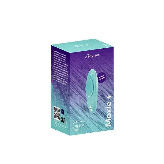 We-Vibe Moxie   Hands-Free Remote or App Controlled Panty Vibrator -  Teal