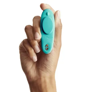 We-Vibe Moxie   Hands-Free Remote or App Controlled Panty Vibrator -  Teal