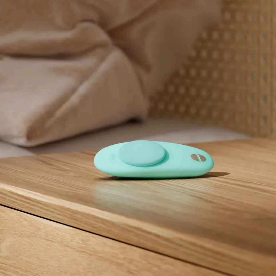 We-Vibe Moxie   Hands-Free Remote or App Controlled Panty Vibrator -  Teal