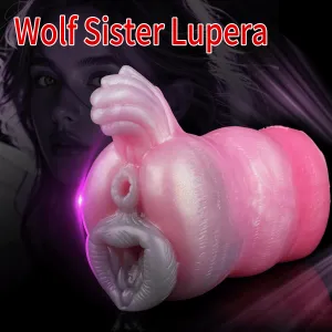 Wolf Girl Animal Pussy Pocket Masturbator - Fantasy Penis Massage Blowjob Milk