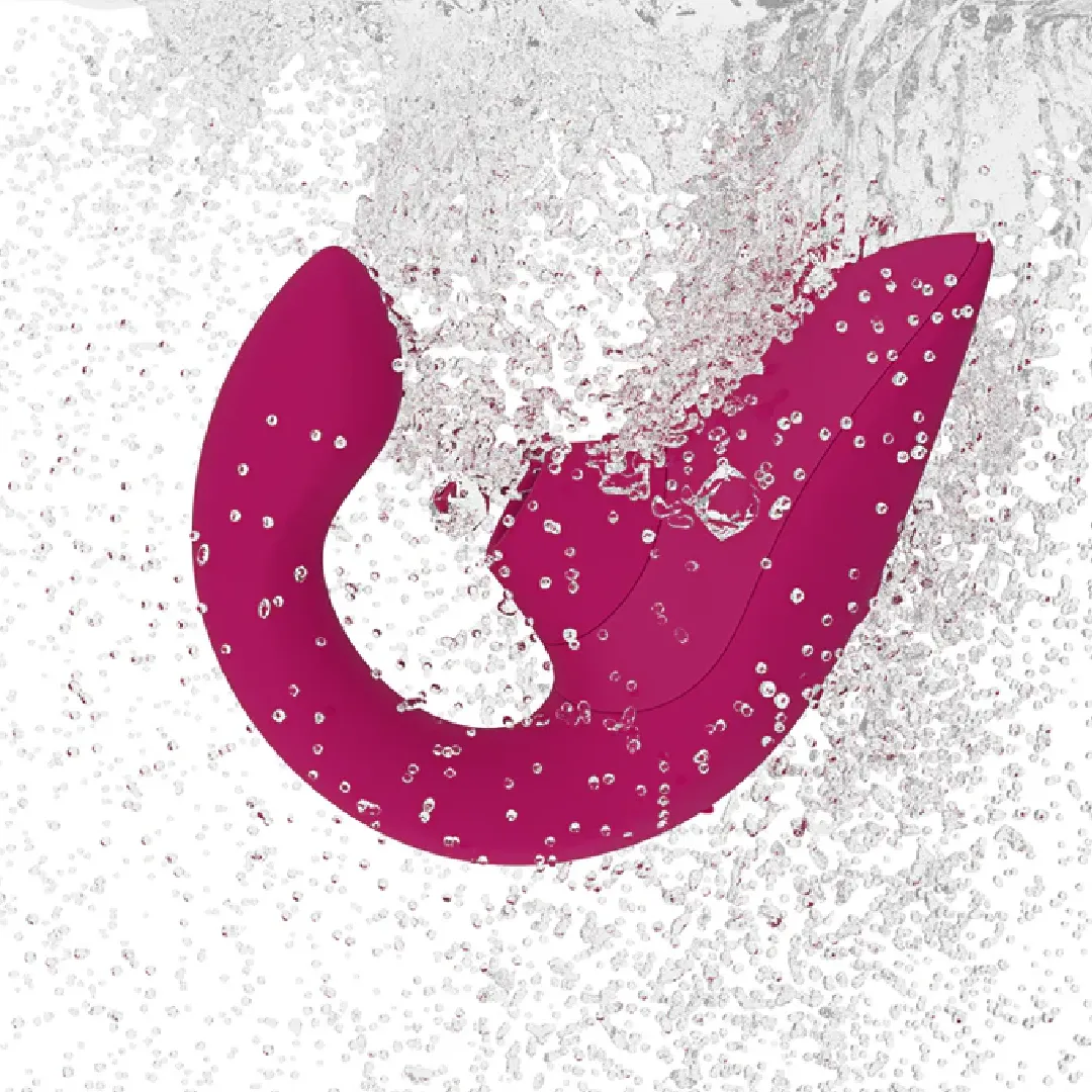 Womanizer Blend  Pleasure Air Clitoral & G-Spot Rabbit -  Pink