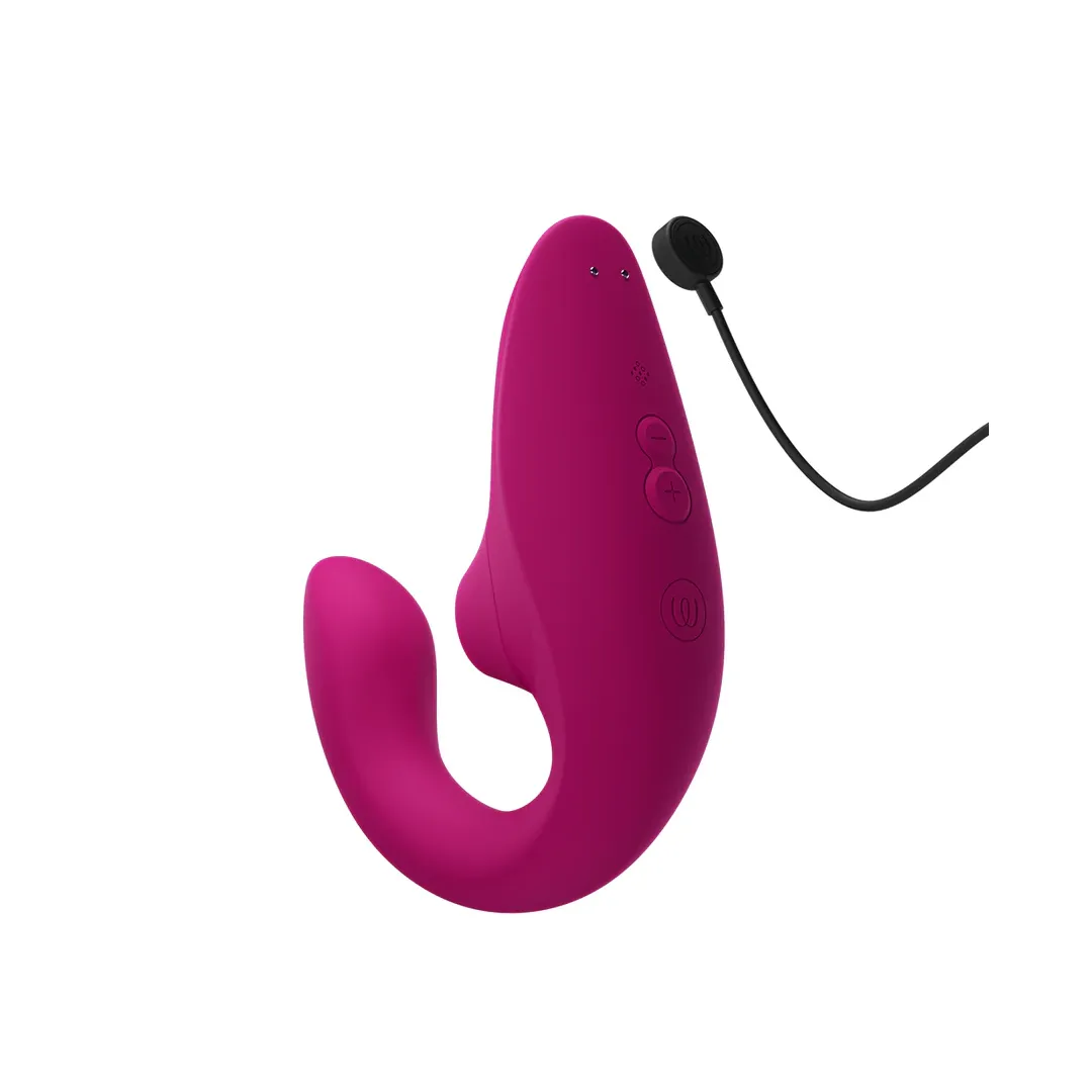 Womanizer Blend  Pleasure Air Clitoral & G-Spot Rabbit -  Pink