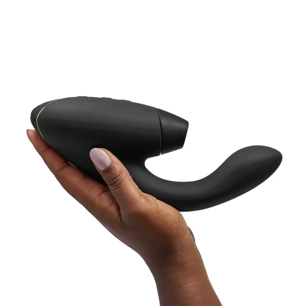Womanizer - Duo 2 Clitoral Air Stimulator with G Spot Dildo