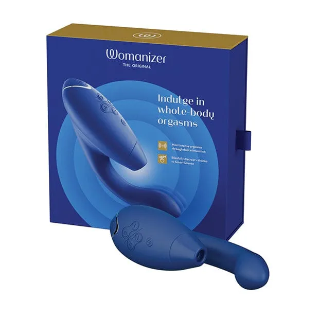 Womanizer - Duo 2 Clitoral Air Stimulator with G Spot Dildo