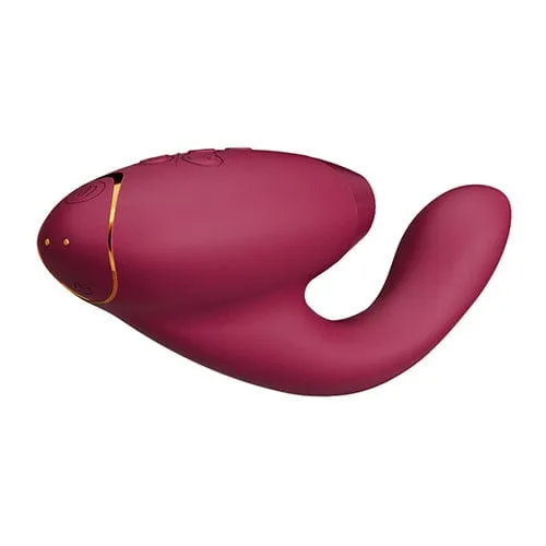 Womanizer - Duo 2 Clitoral Air Stimulator with G Spot Dildo