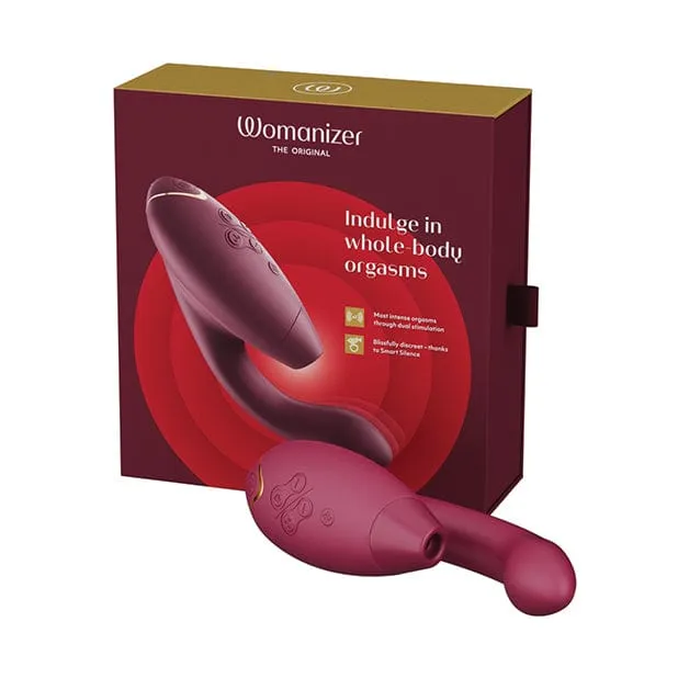 Womanizer - Duo 2 Clitoral Air Stimulator with G Spot Dildo