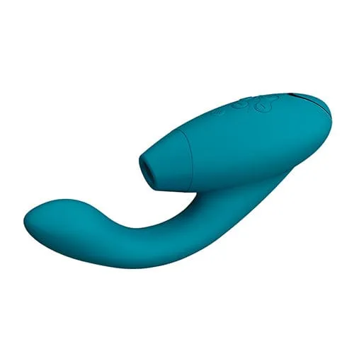 Womanizer - Duo 2 Clitoral Air Stimulator with G Spot Dildo