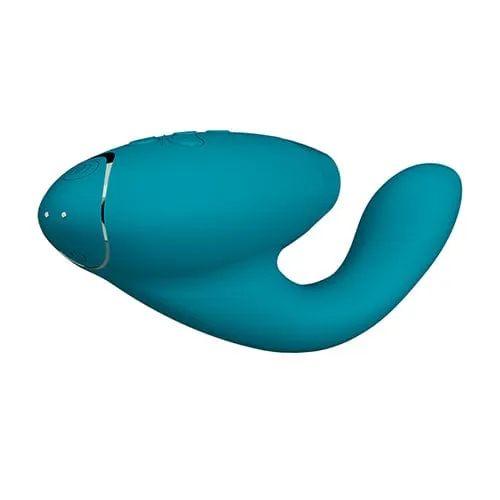 Womanizer - Duo 2 Clitoral Air Stimulator with G Spot Dildo