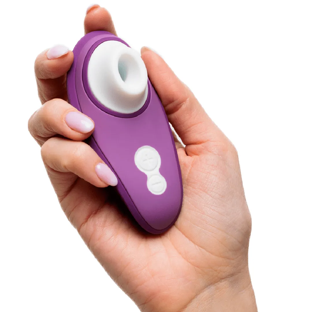 Womanizer Liberty 2 Pleasure Air Travel Sized Clitoral Stimulator - Purple