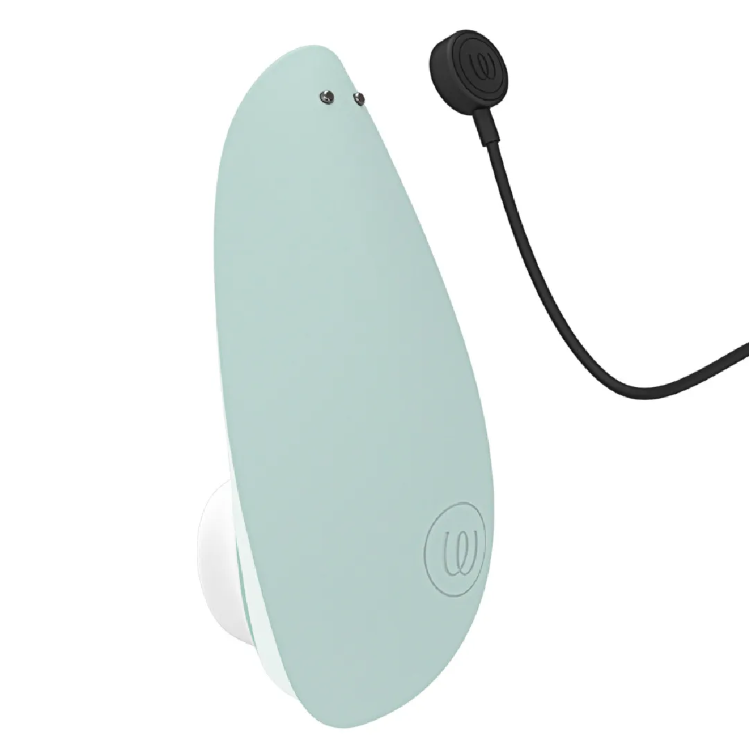 Womanizer Liberty 2 Pleasure Air Travel Sized Clitoral Stimulator - Sage