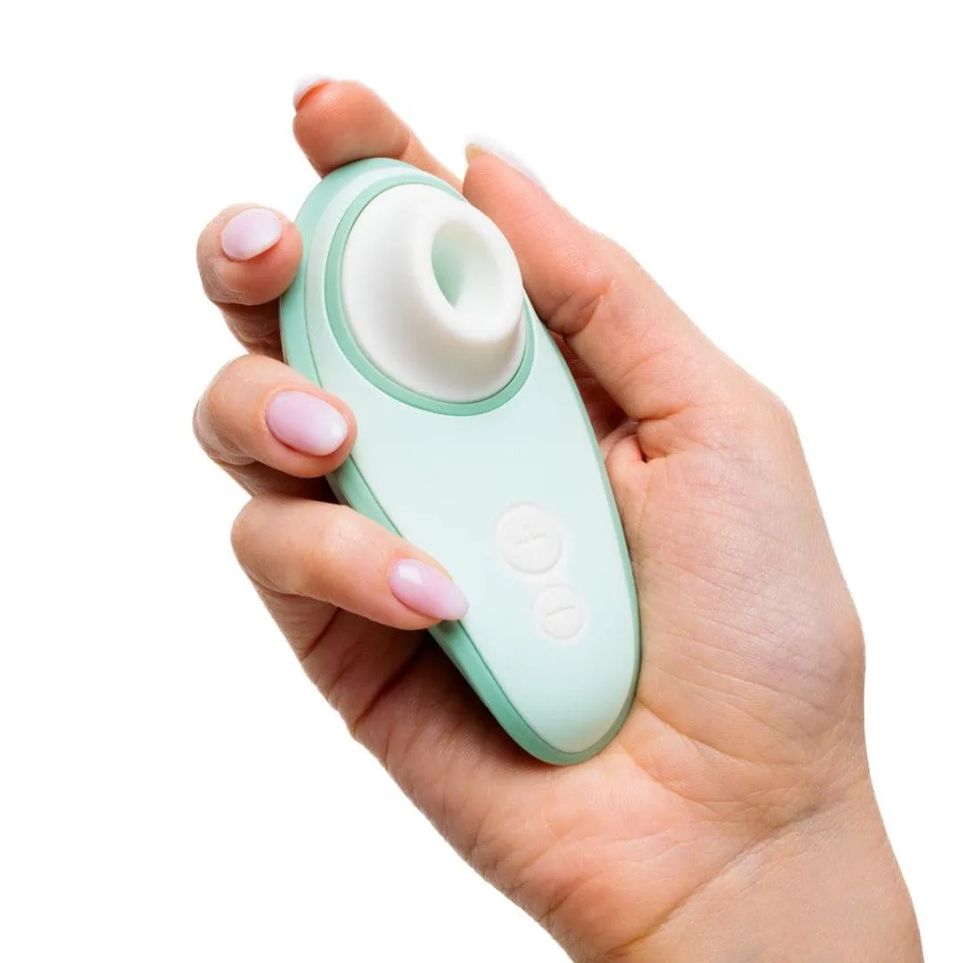 Womanizer Liberty 2 Pleasure Air Travel Sized Clitoral Stimulator - Sage