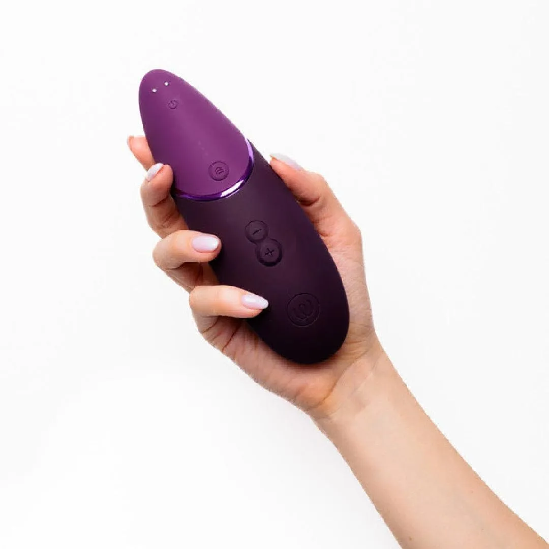 Womanizer Next  Pleasure Air Clitoral Vibrator - Plum