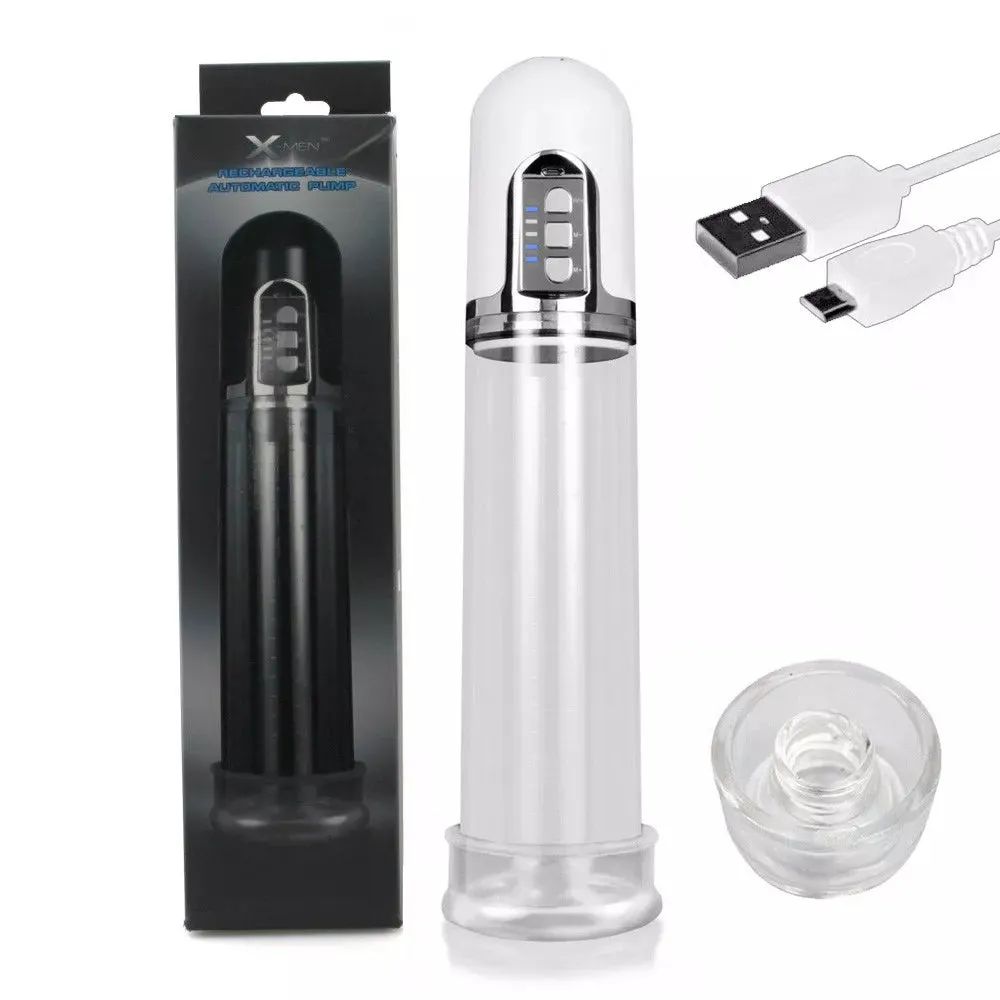 X- Men Automatic Penis Pump | Strong Suction | 3 Speeds | USB
