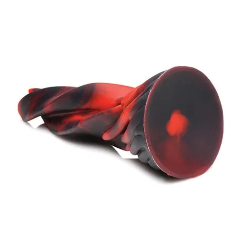 XR - Creature Cocks Hell Kiss Twisted Tongues Silicone Dildo 7.4 (Red)