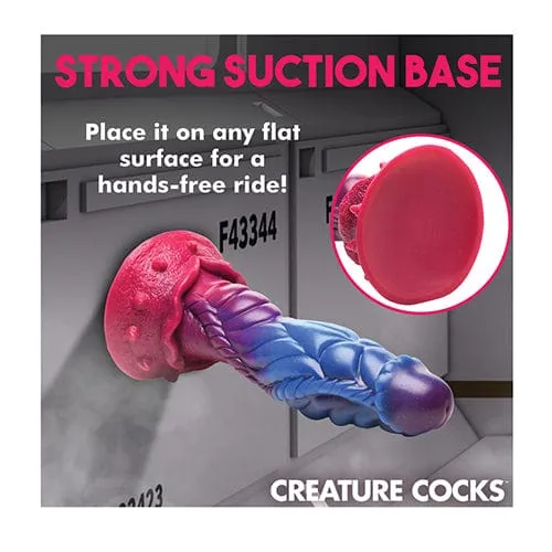 XR - Creature Cocks Intruder Alien Silicone Dildo 9 (Multi Colour)