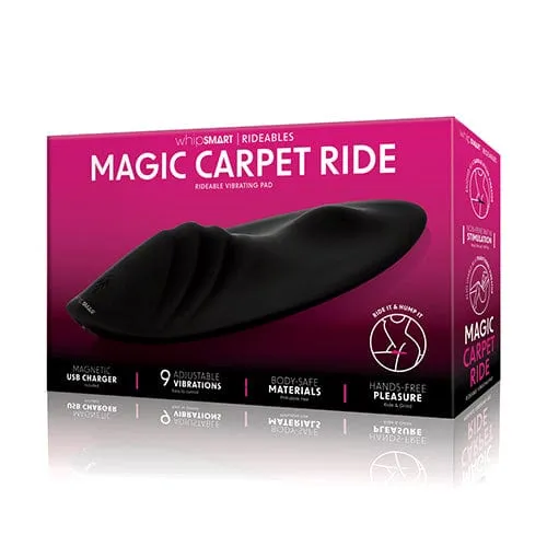 XR - Whipsmart Rideables Magic Carpet Ride Vibrating Pad Clit Massager (Black)