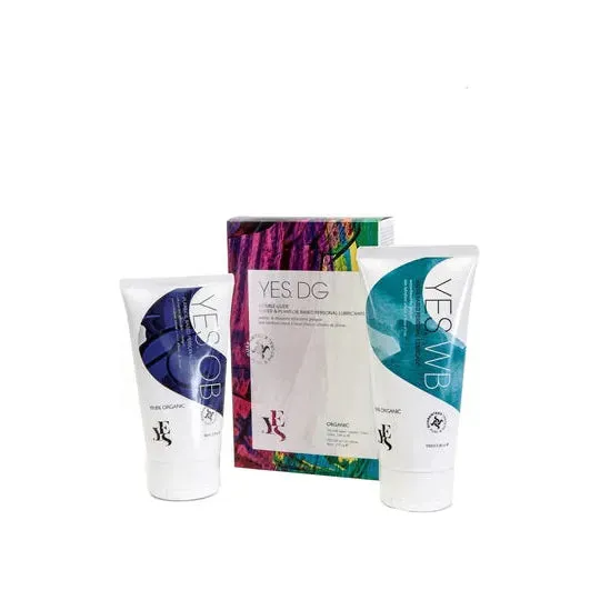 YES 2pk Water & Oil Based Organic Lubricant
