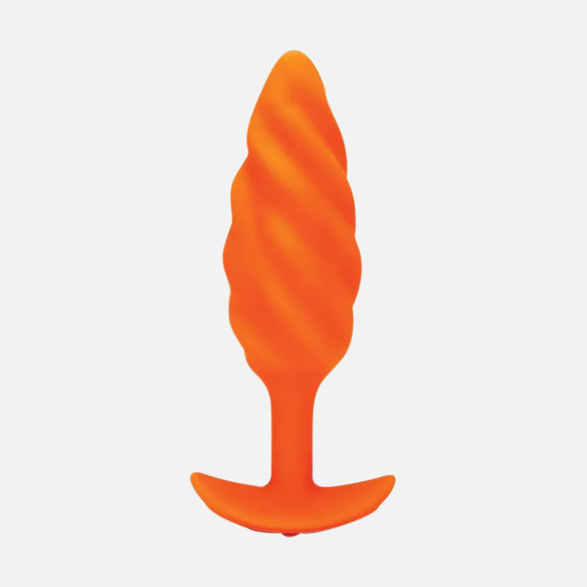 Zoe Ligon Collection Swirl Texture Anal Plug - Orange